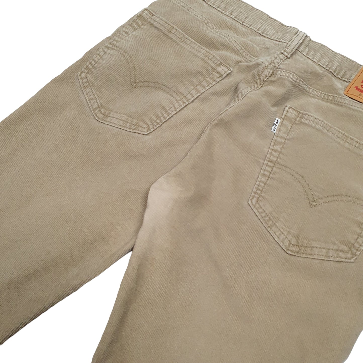 Mens Beige Levis  Corduroy Trousers