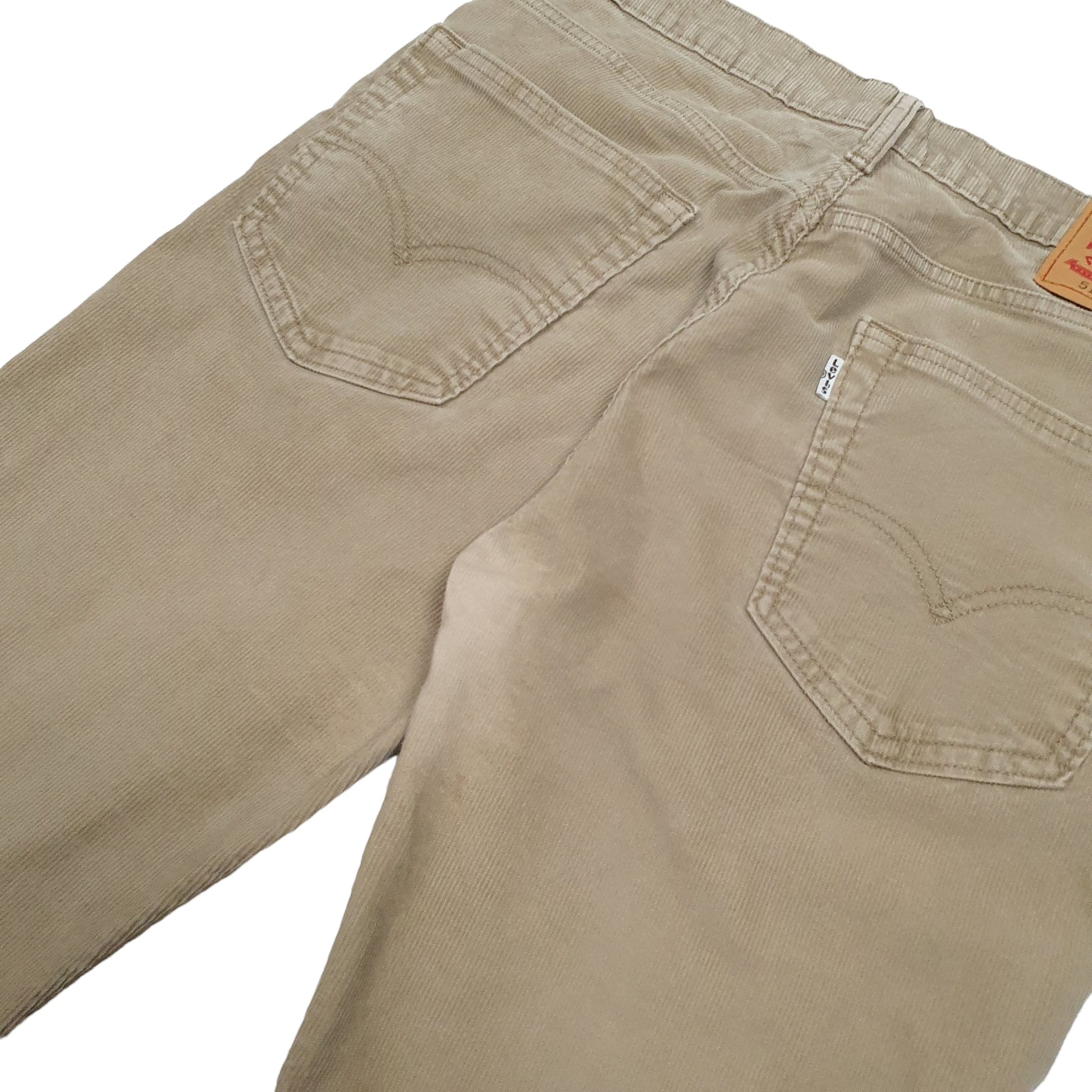 Mens Beige Levis  Corduroy Trousers