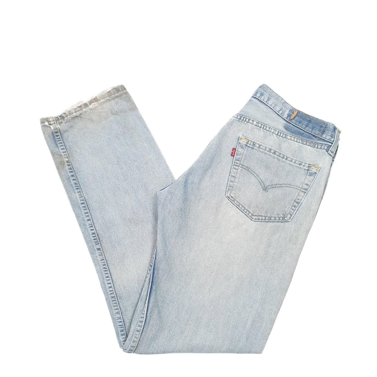 Mens Blue Levis  501 JeansW34 L32