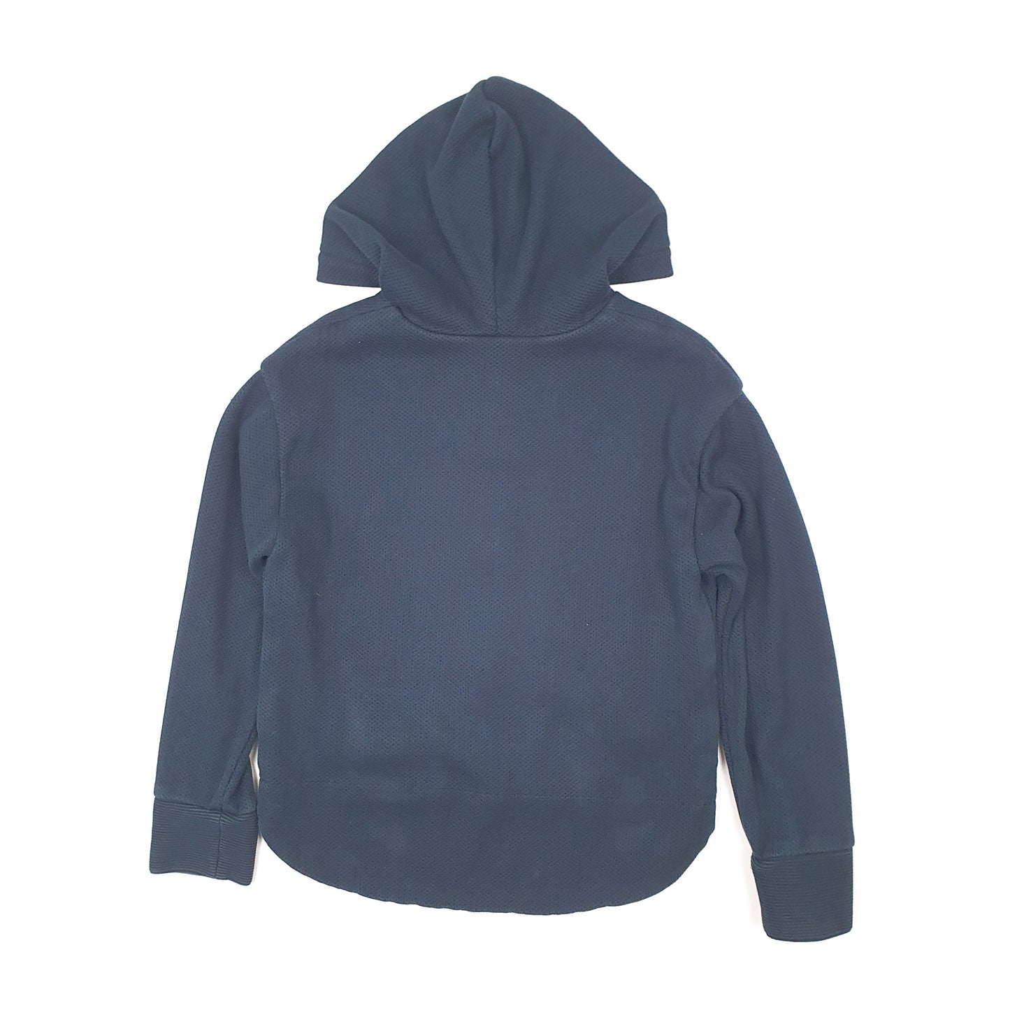 Womens Navy Lacoste Heavy Knit Full Zip Jumper