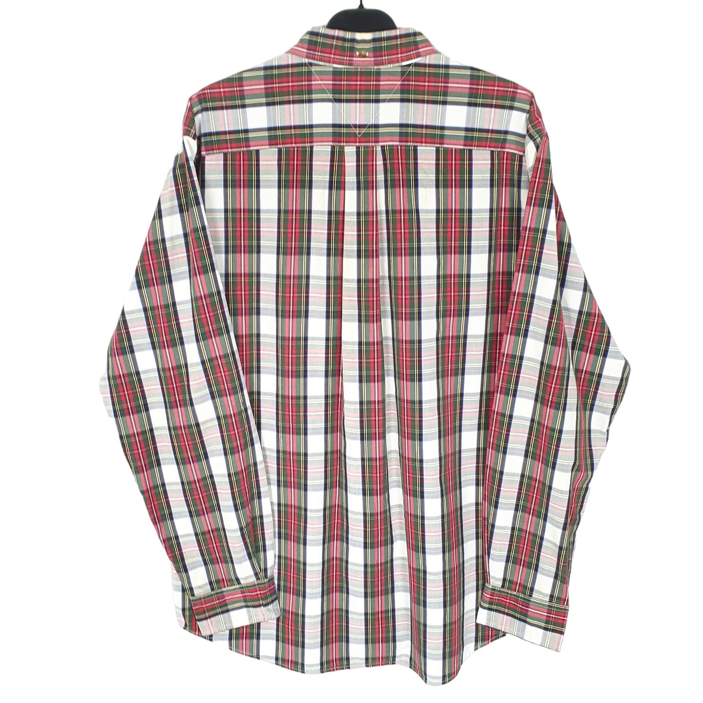 Tommy Hilfiger Long Sleeve Regular Fit Check Shirt White