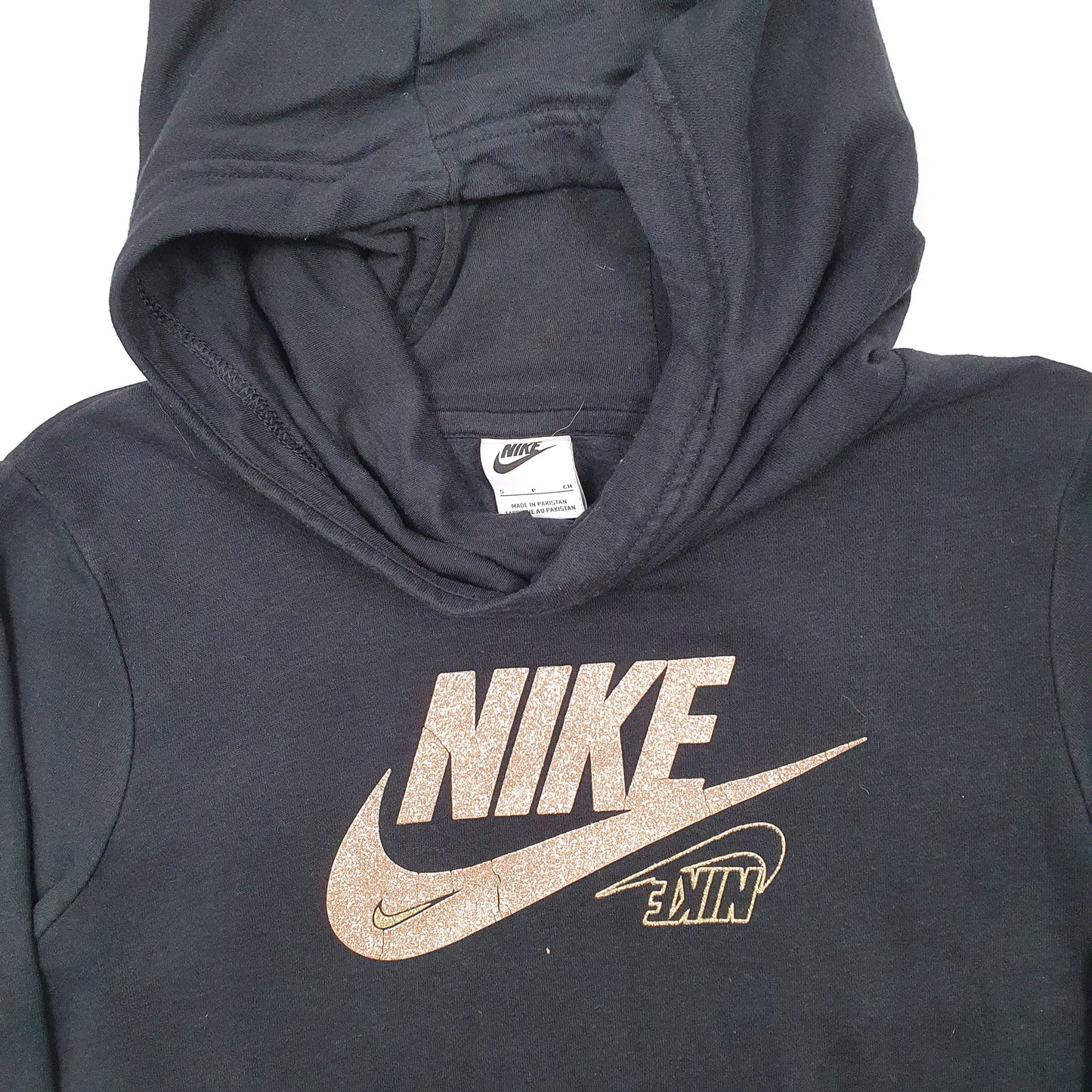 Womens Black Nike Turtle Neck Hoodie Jumper