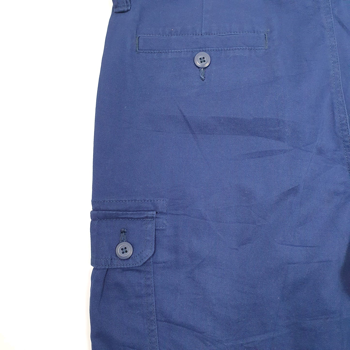 St Johns Bay Blue Cargo Workwear Shorts W34