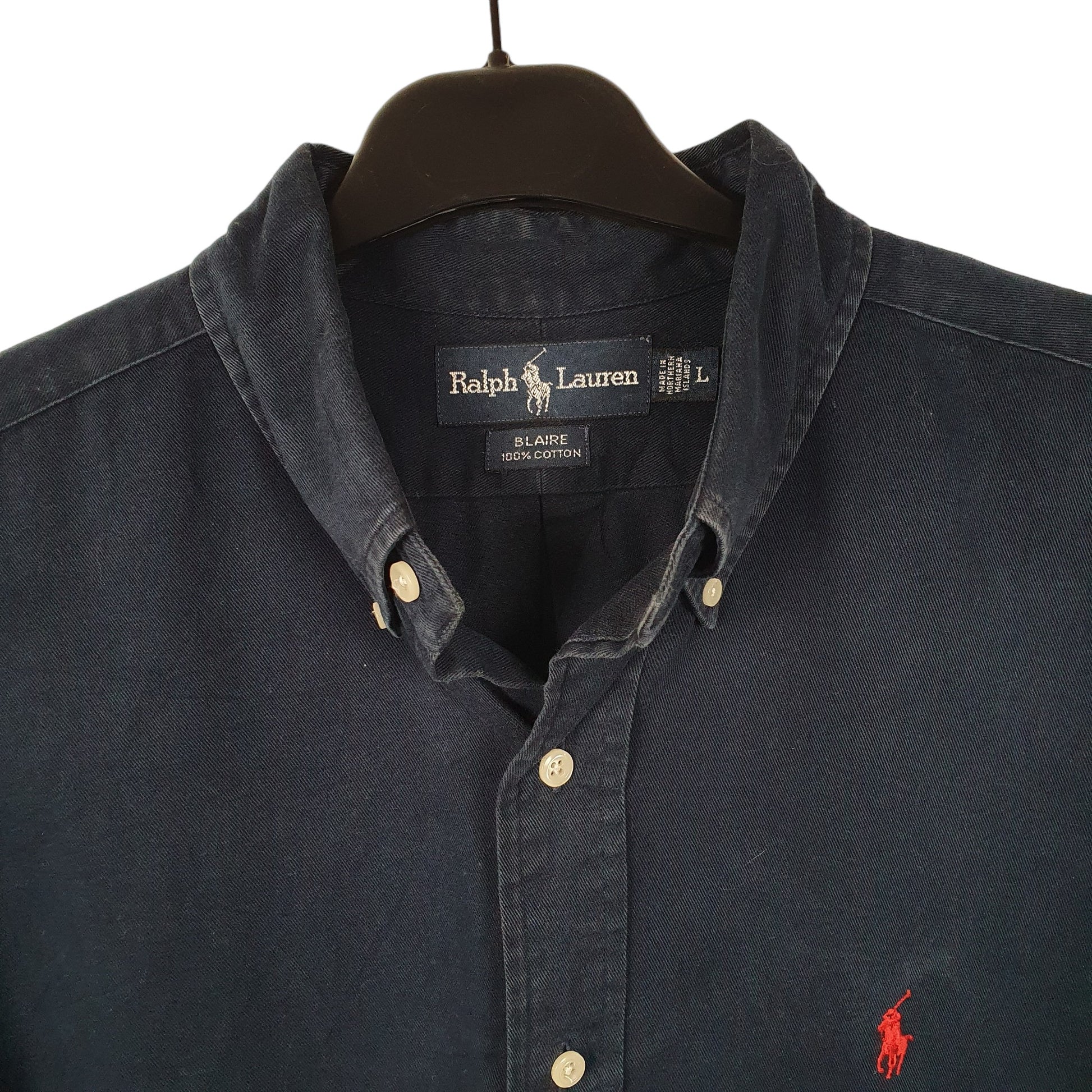 Mens Navy Ralph Lauren  Long Sleeve Shirt
