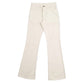 Womens Cream Levis USA Made 1980s Corduroy Trousers
