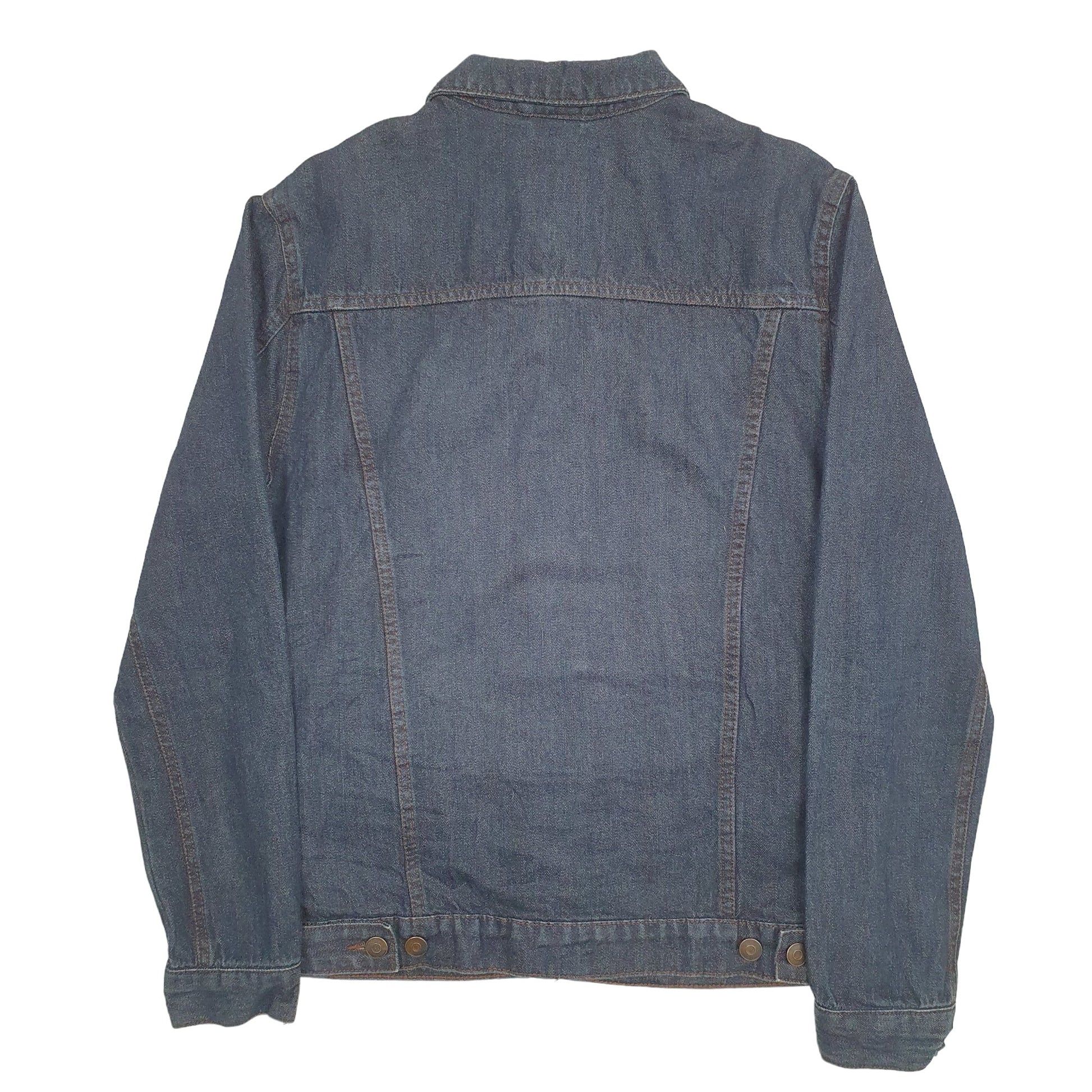 Mens Blue Cedar Wood State Trucker Denim Jacket Coat