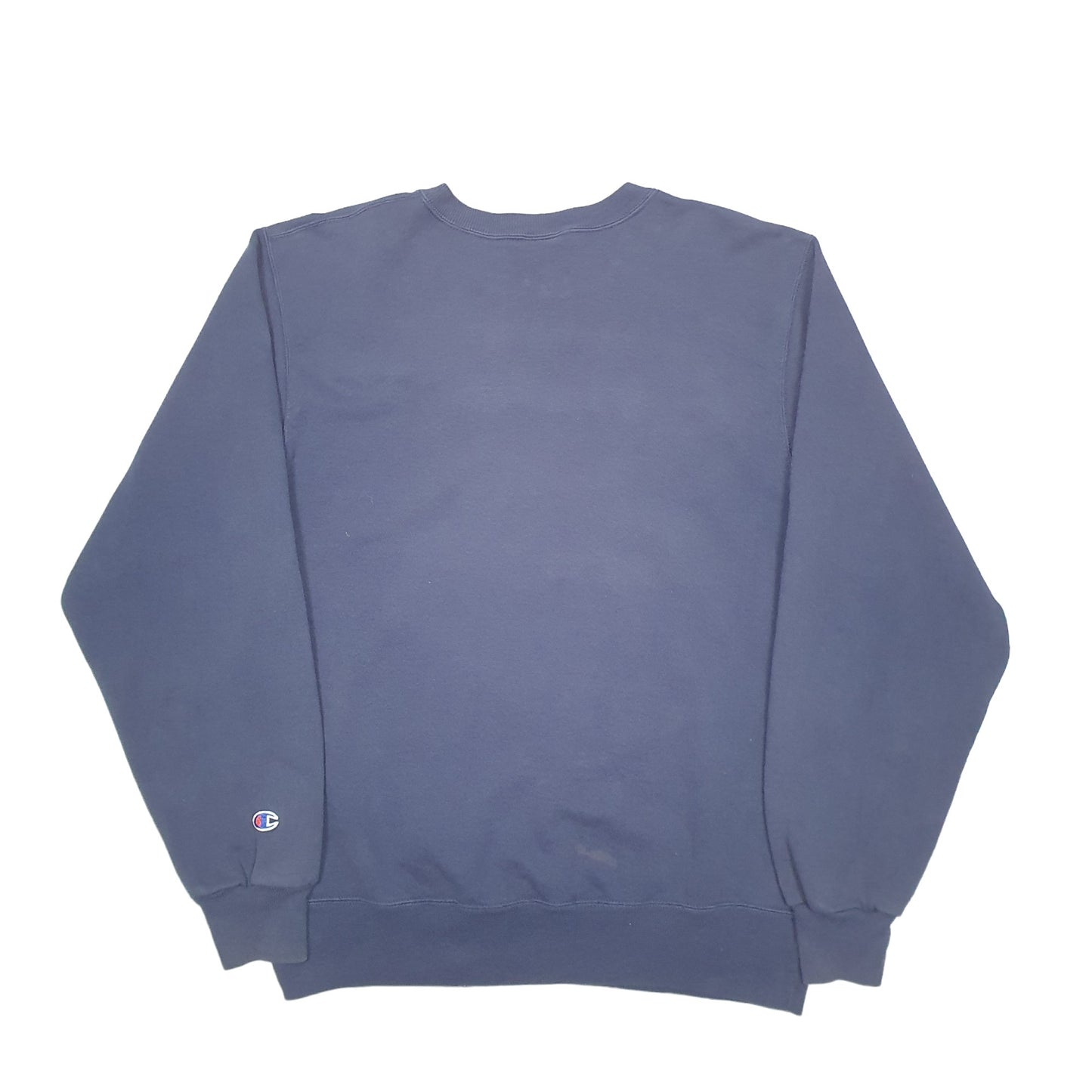 Mens Navy Champion Boston College USA College Crewneck Jumper