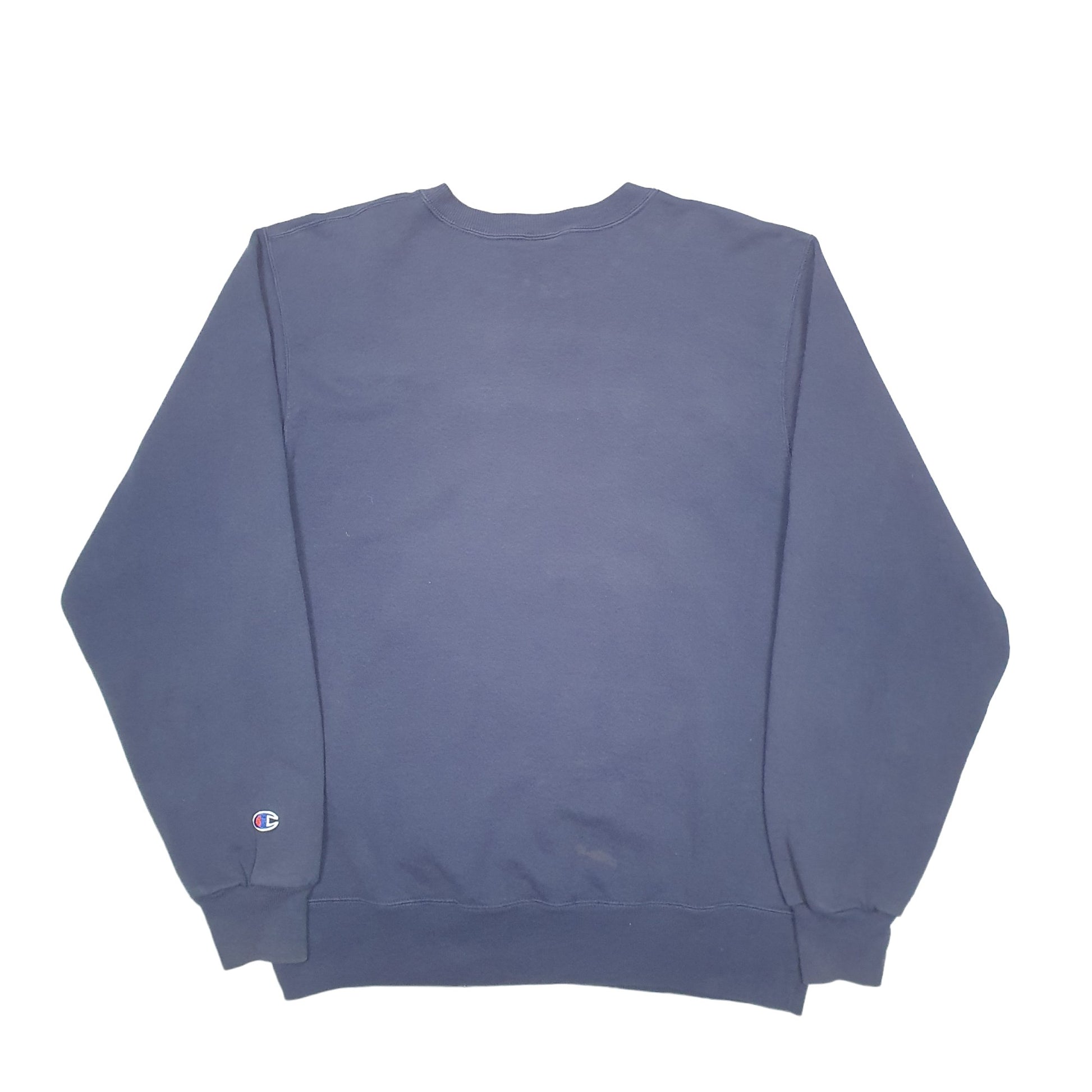 Mens Navy Champion Boston College USA College Crewneck Jumper