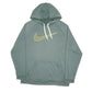Mens Green Nike Dri Fit Hoodie Jumper