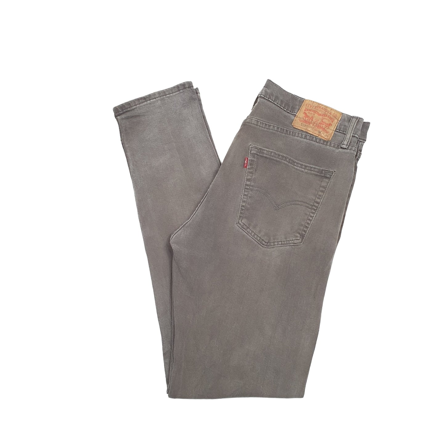 Levis 512 Slim Fit Jeans W34 L32 Grey