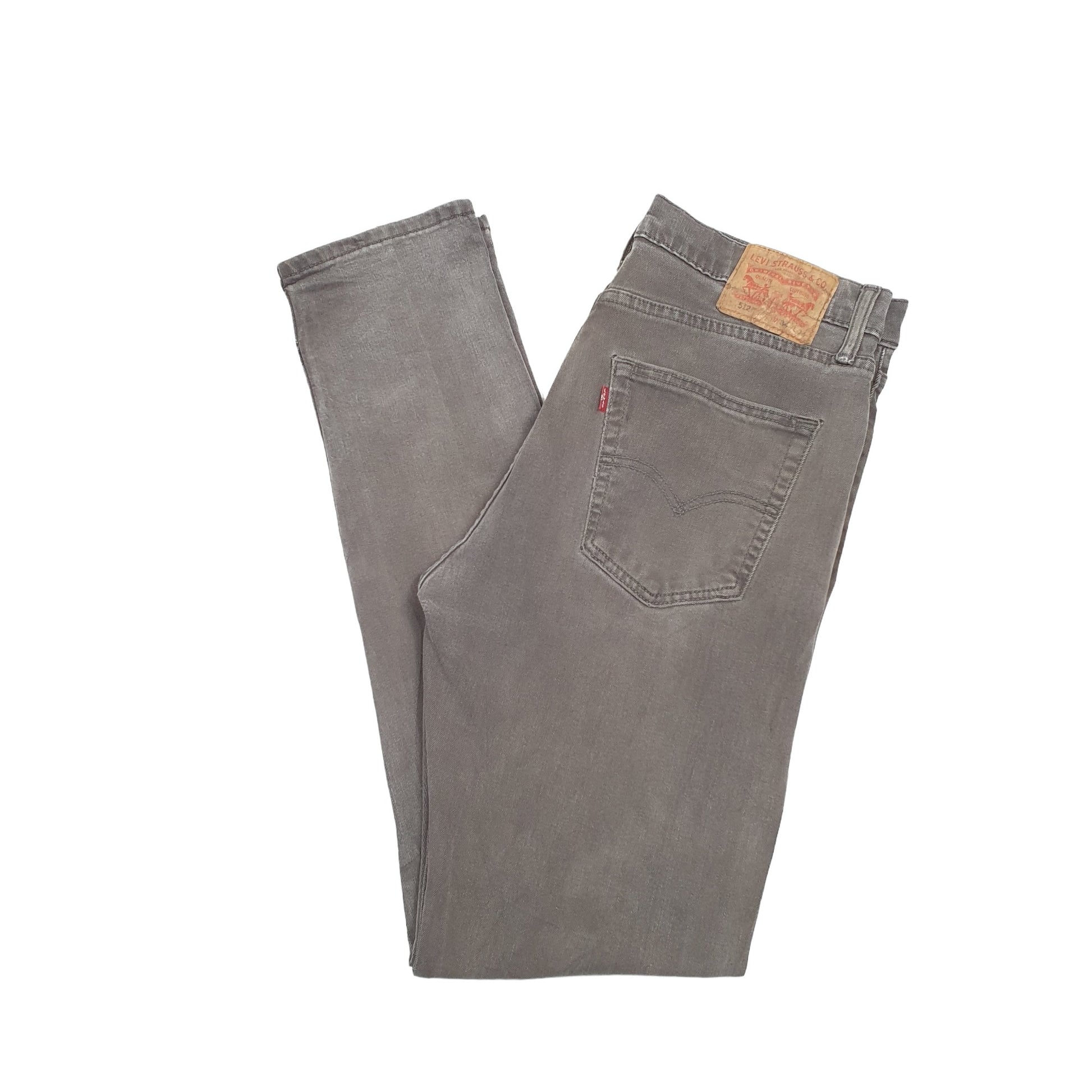 Levis 512 Slim Fit Jeans W34 L32 Grey