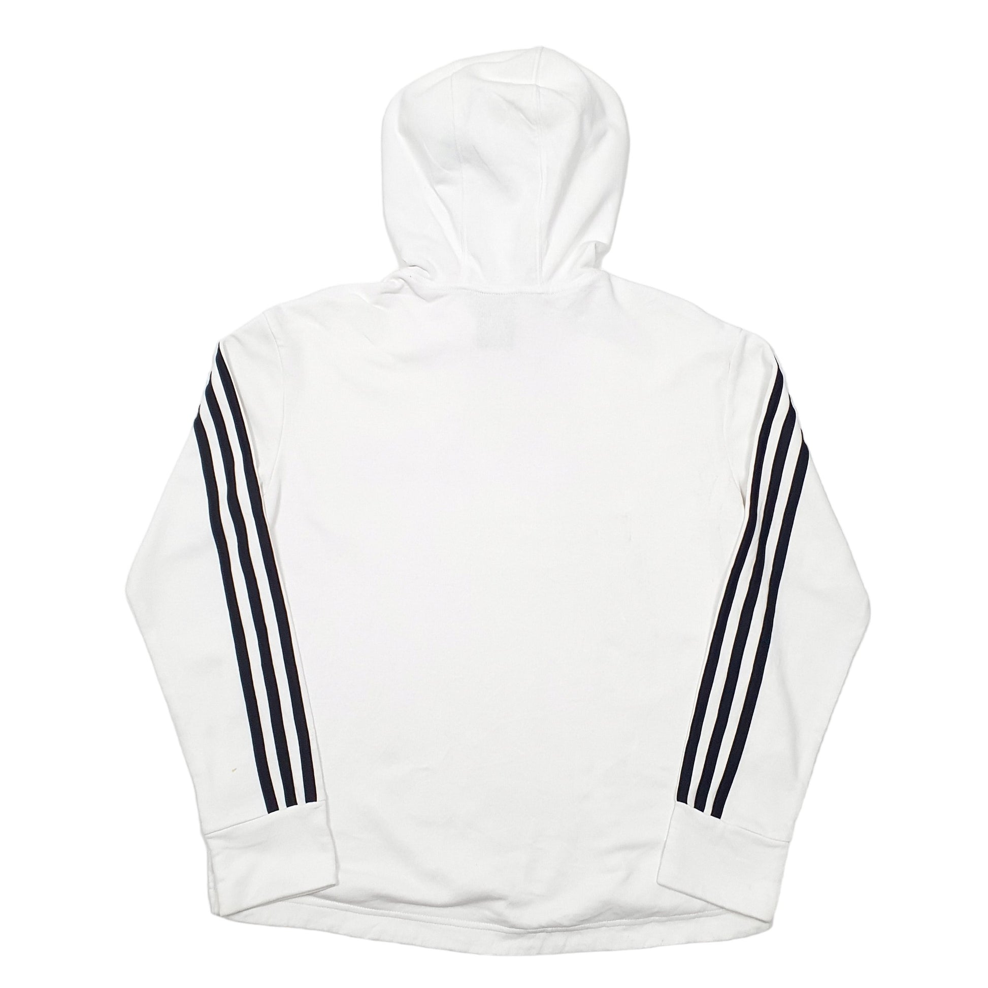 Womens White Adidas  Hoodie Jumper