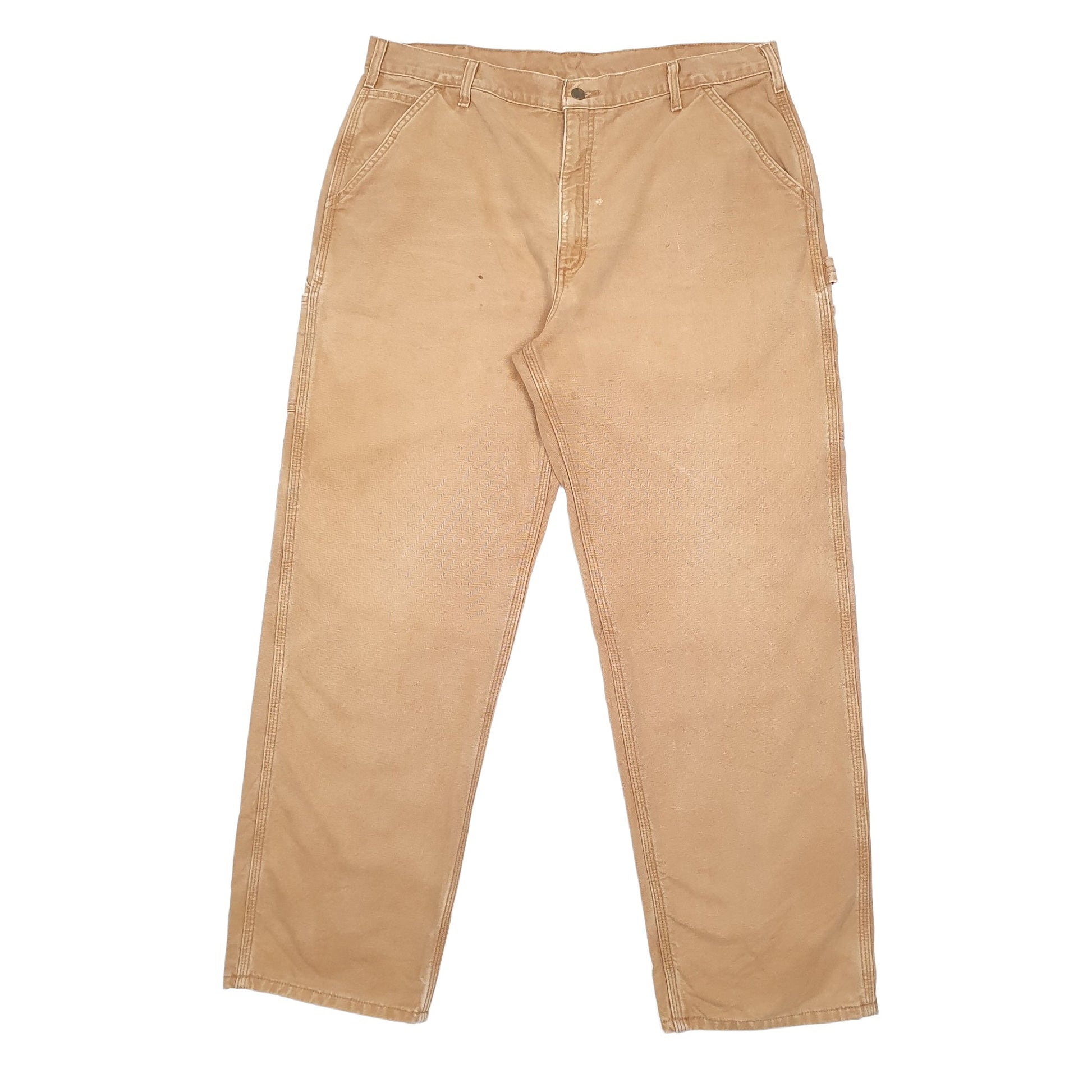Mens Beige Carhartt  Carpenter Trousers