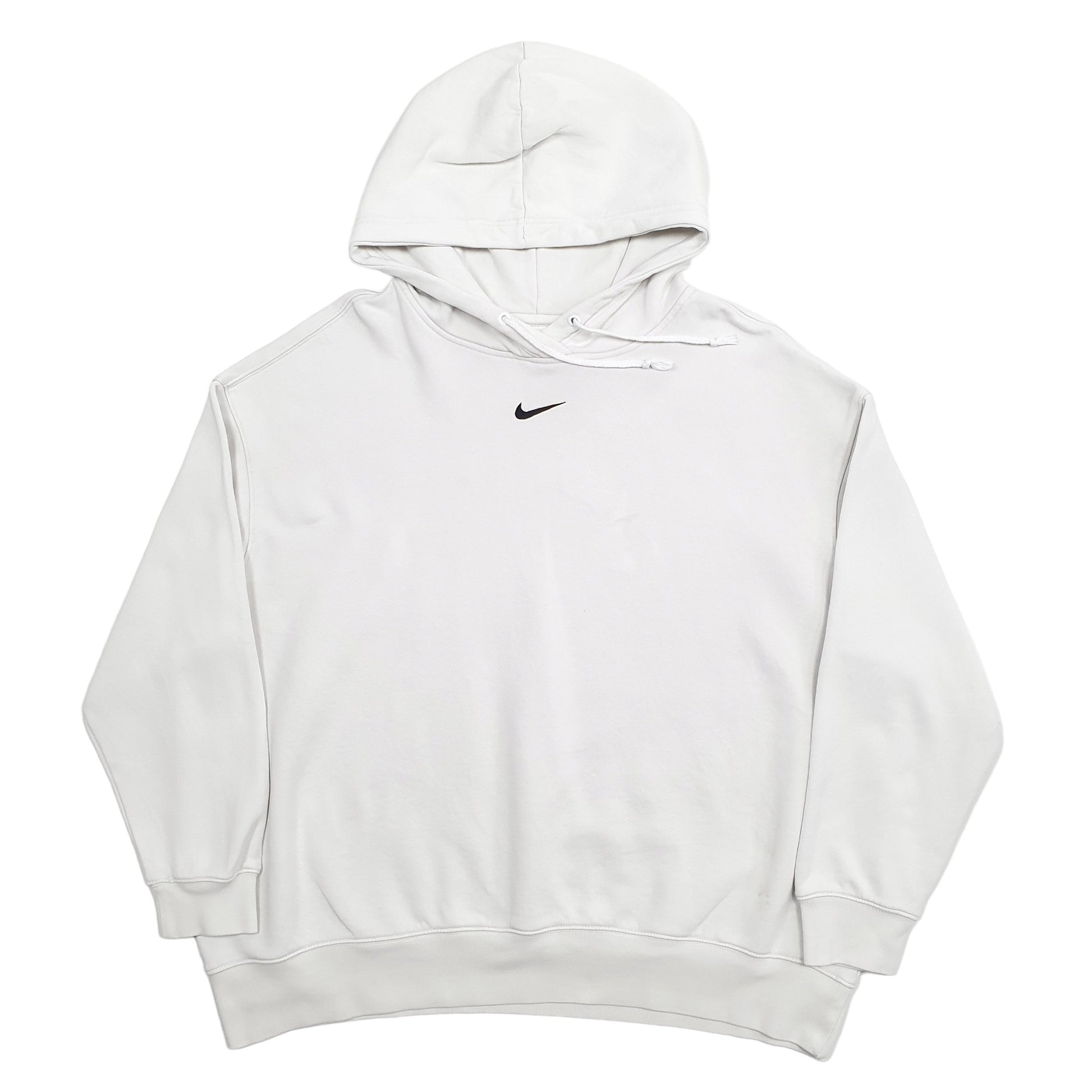 Mens White Nike Labelled L measures XL Hoodie Jumper