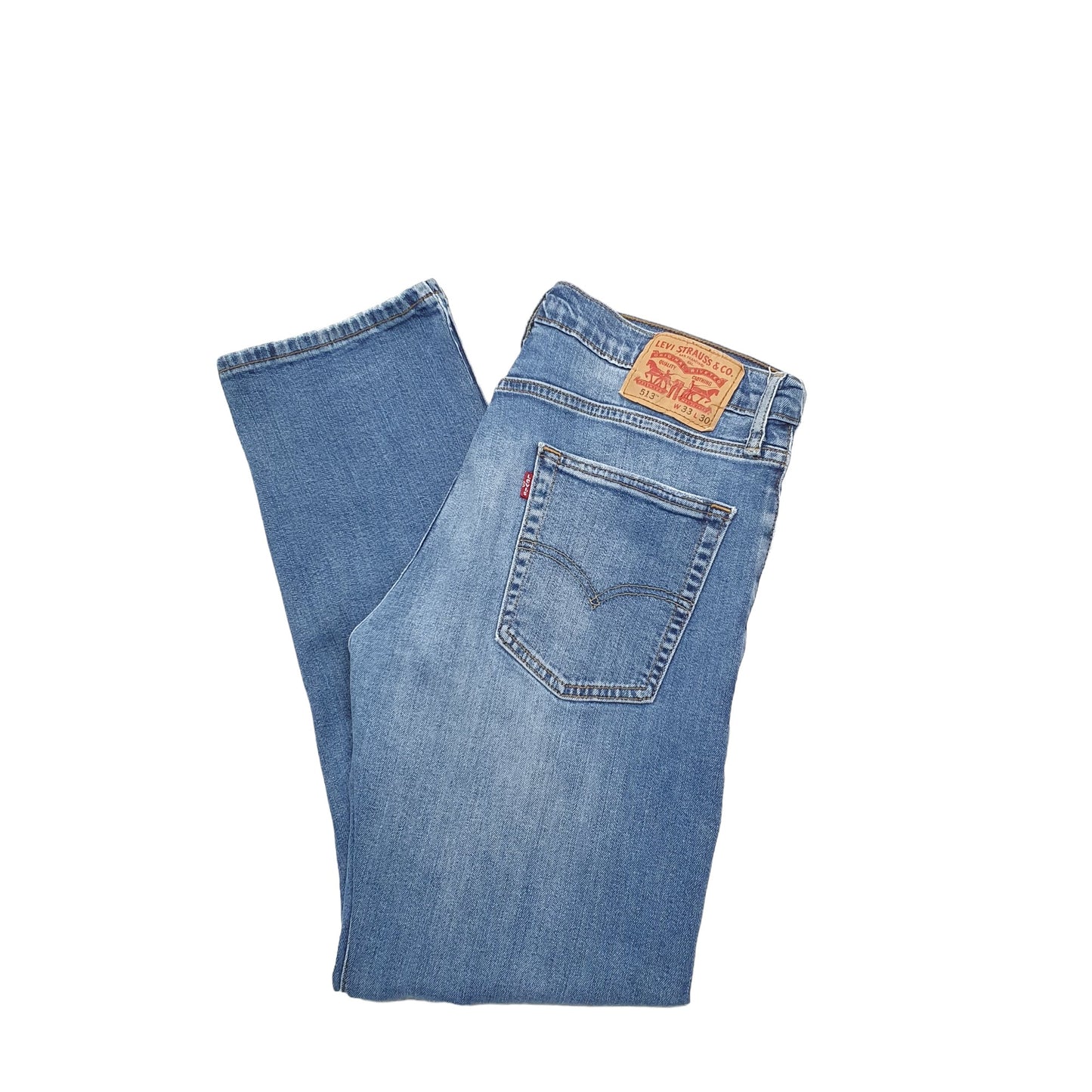 Levis 513 Slim Fit Jeans W33 L30 Blue