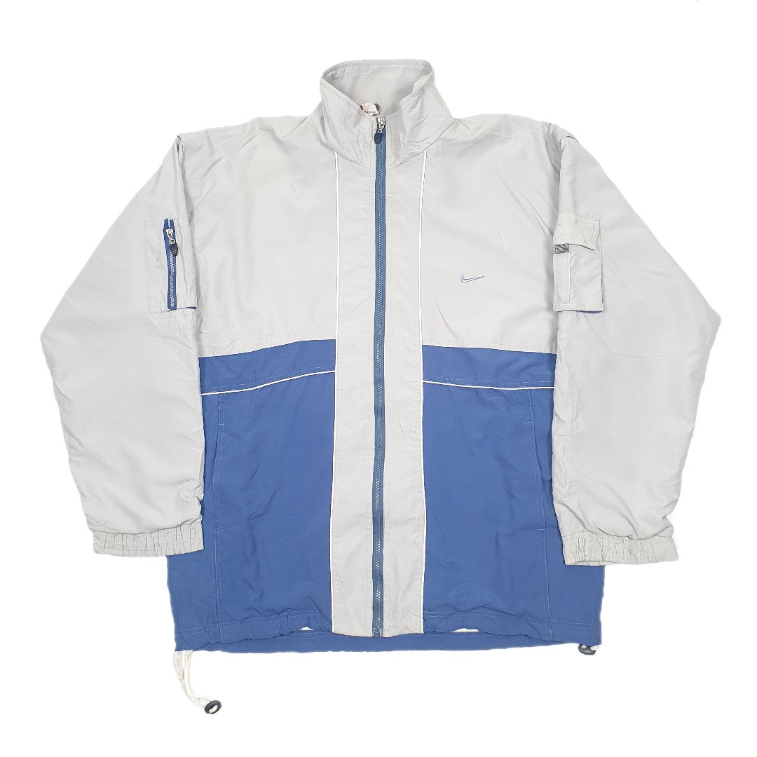 Mens Nike Spellout Bomber Jacket Blue