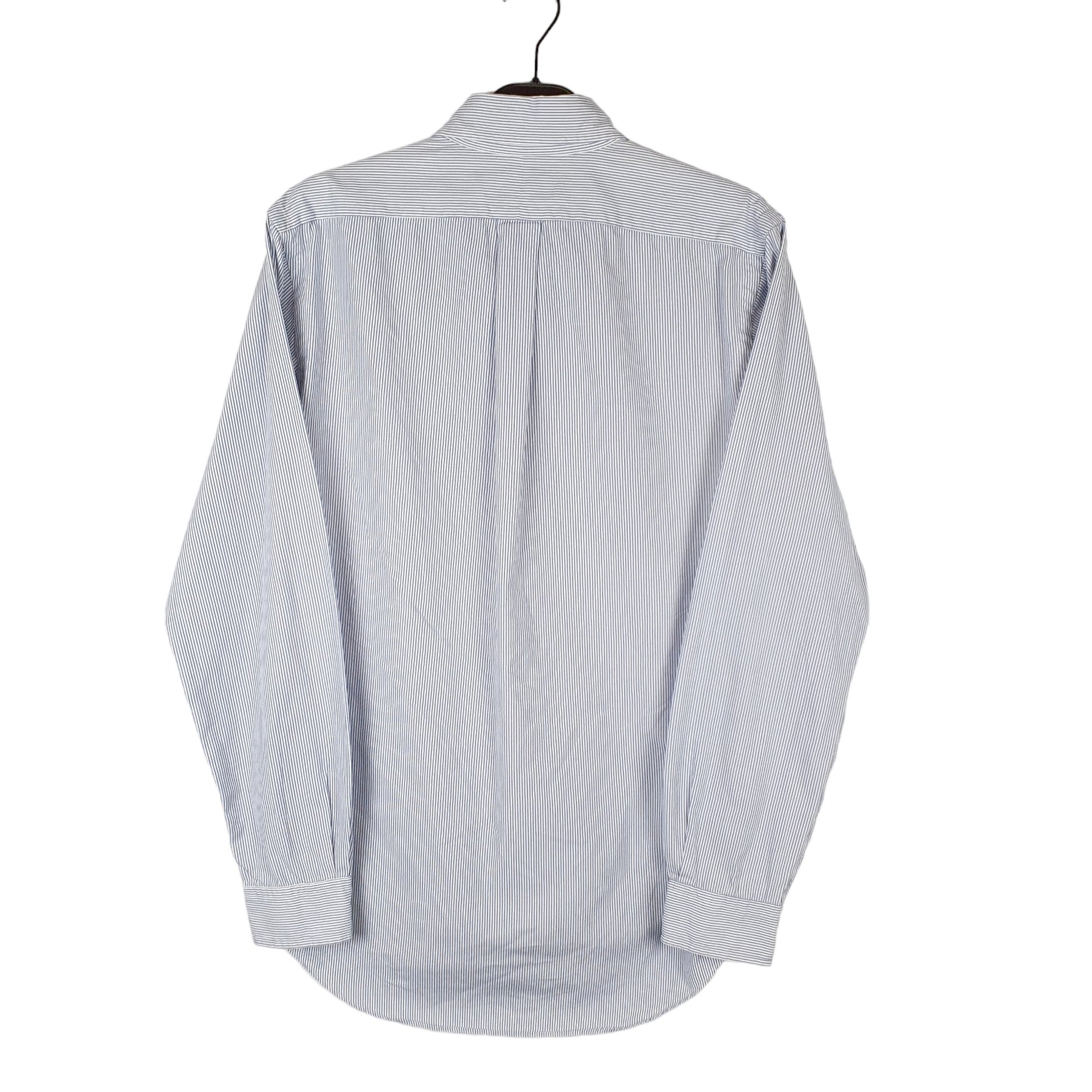 Polo Ralph Lauren Long Sleeve Custom Fit Striped Shirt Blue