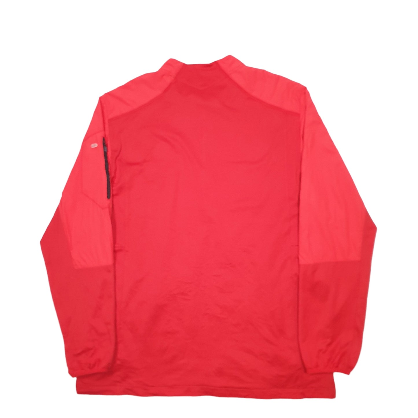 Mens Red Nike Dri-Fit Ohio State Quarter Zip Jumper