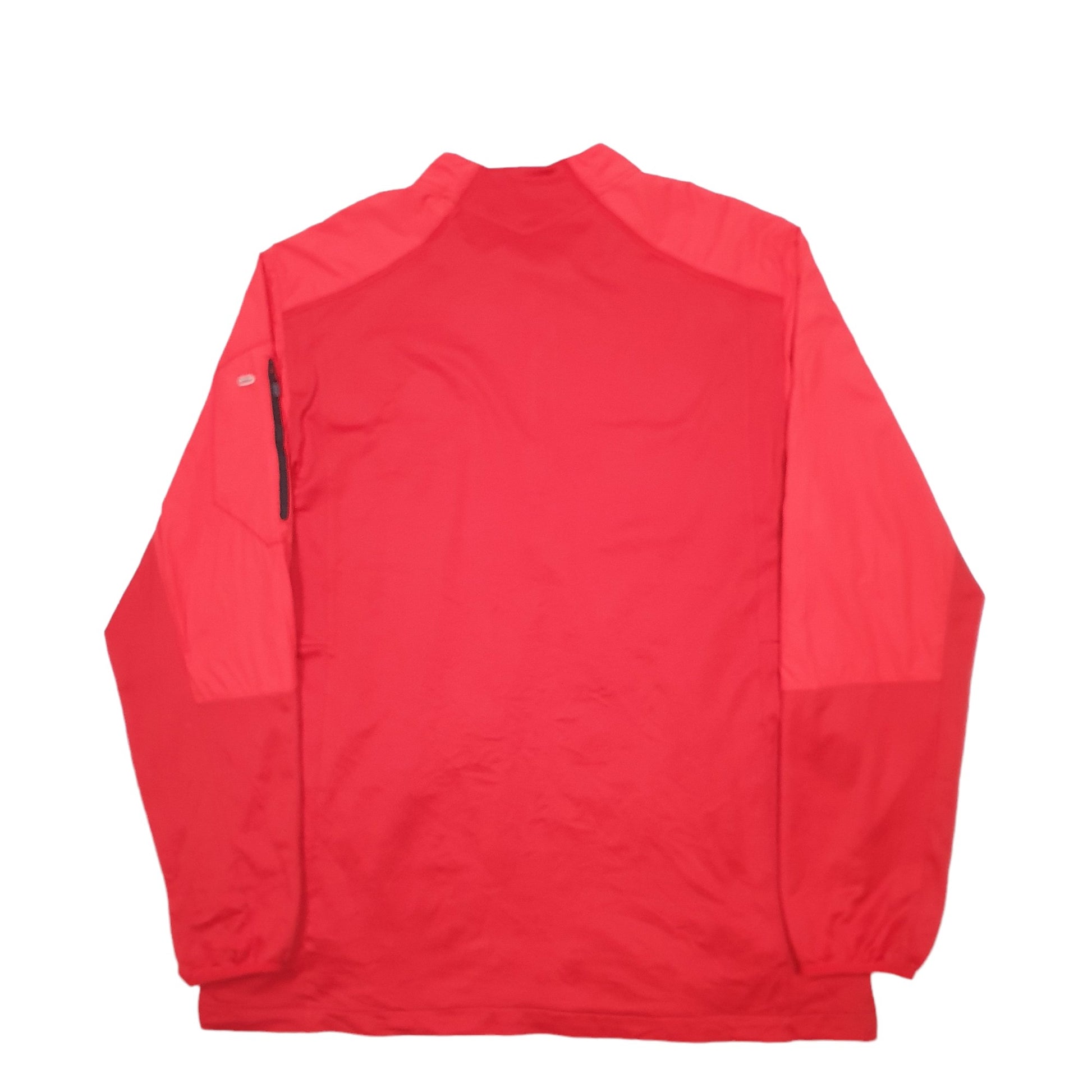 Mens Red Nike Dri-Fit Ohio State Quarter Zip Jumper