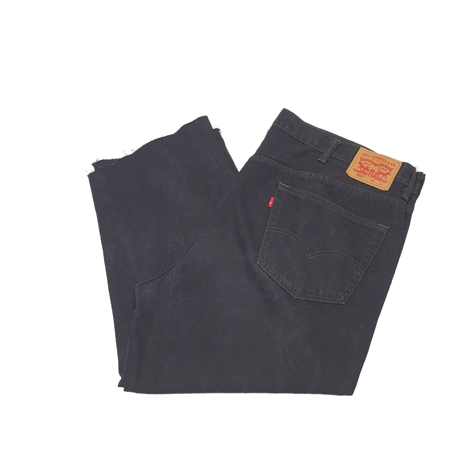 Levis 550 Relaxed Fit Jeans W46 L25 Black