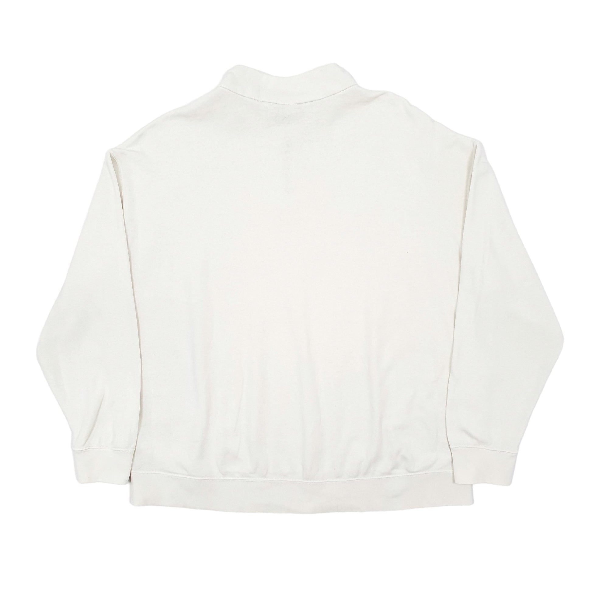 Mens Cream Nike  Quarter Zip Jumper