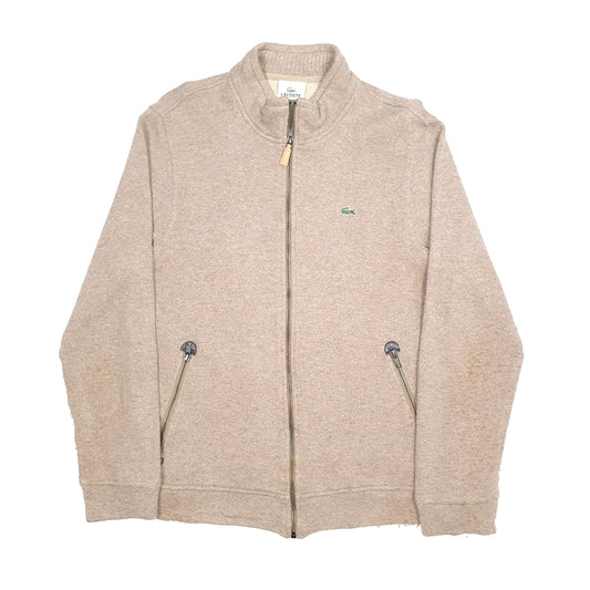 Lacoste Full Zip Fleece M Brown