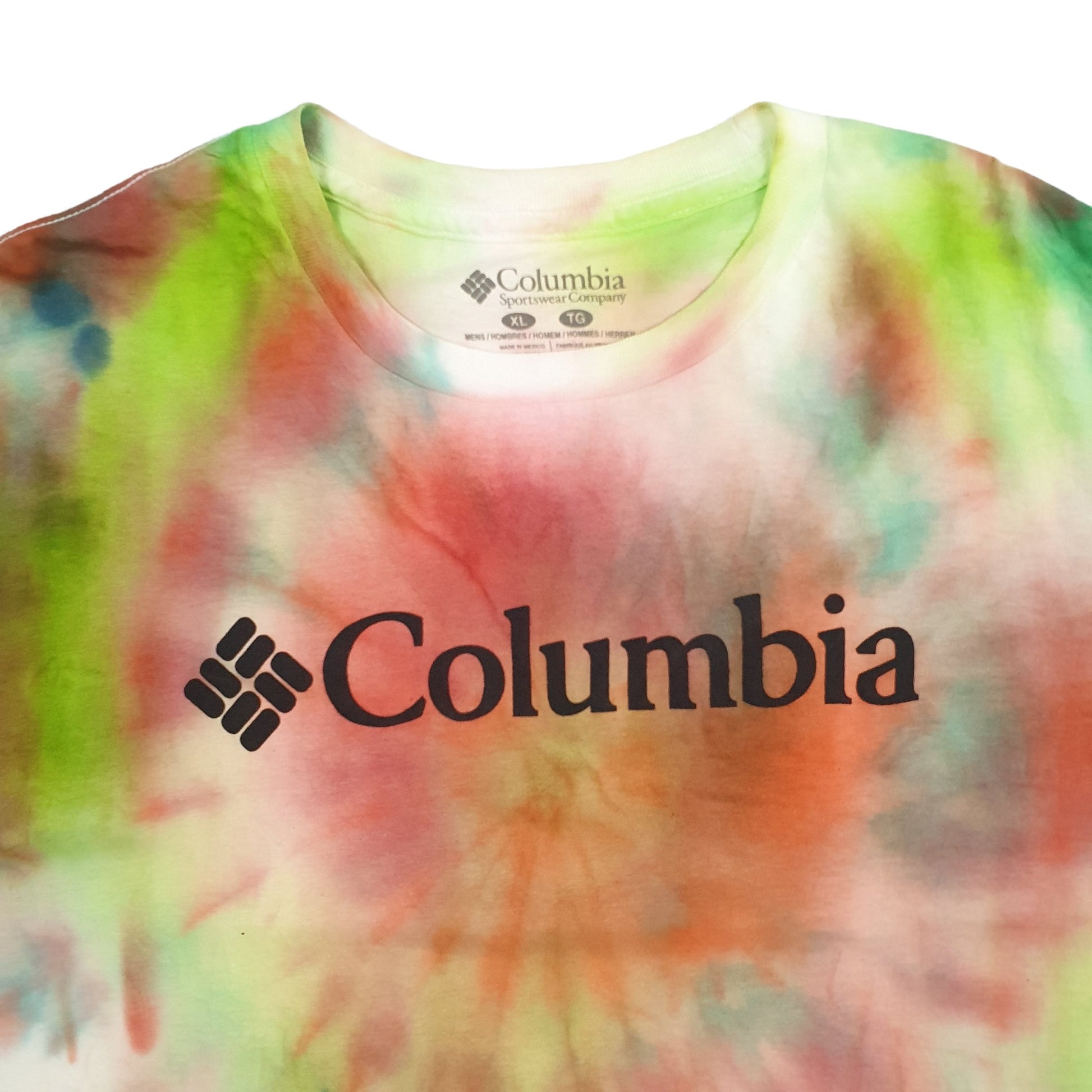 Mens Tye dye Columbia Sportswear  Short Sleeve T Shirt
