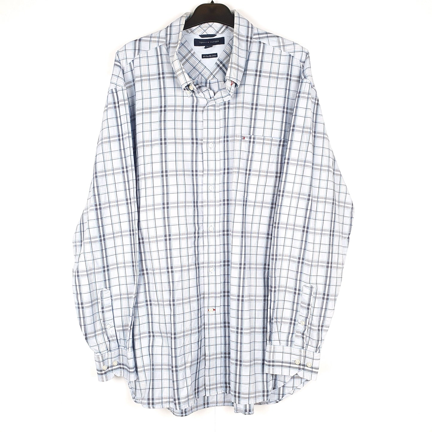 Blue Tommy Hilfiger Long Sleeve Shirt