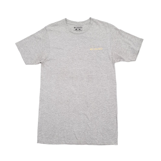 Mens Grey Columbia Sportswear  Short Sleeve T Shirt