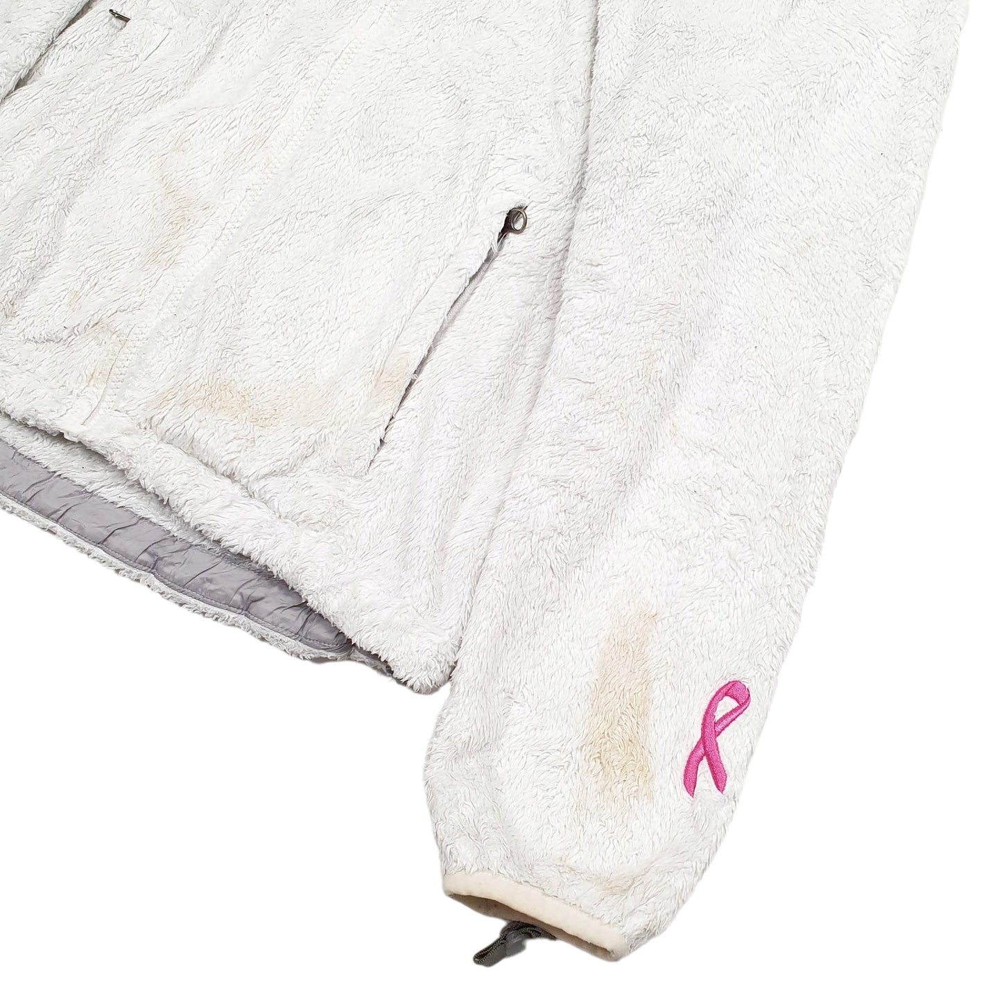 Womens White The North Face  Full Zip Jumper