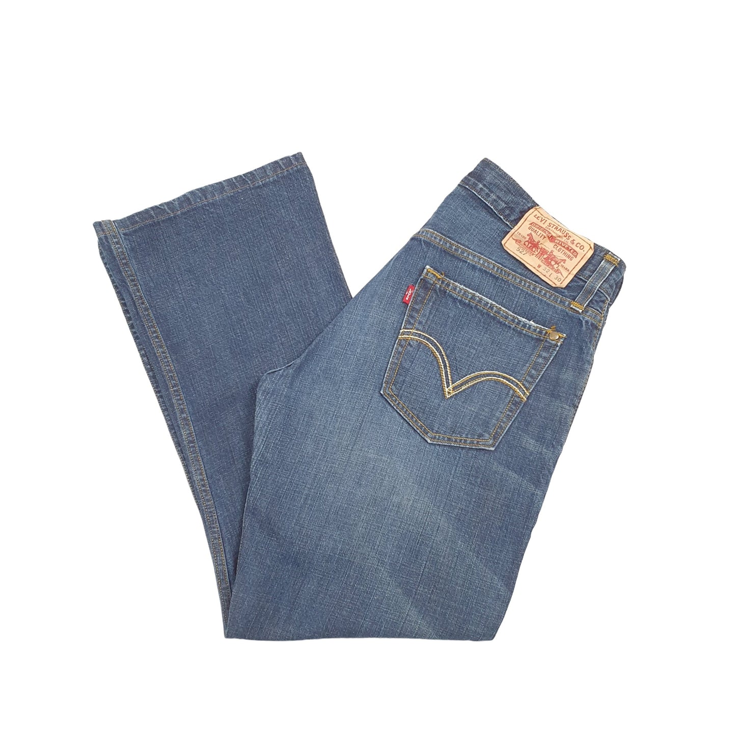 Levis 527 Bootcut Fit Low Jeans W32 L27 Blue