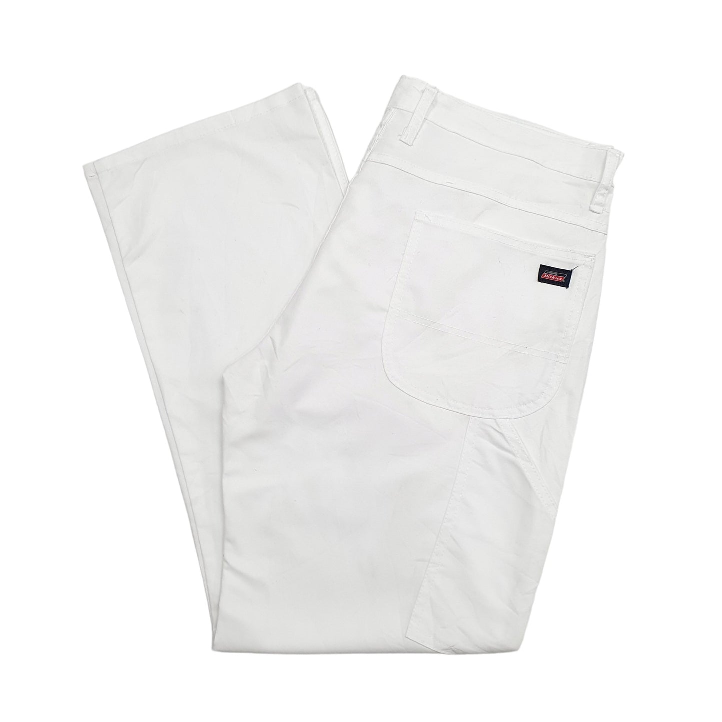 Mens White Dickies  Carpenter Trousers