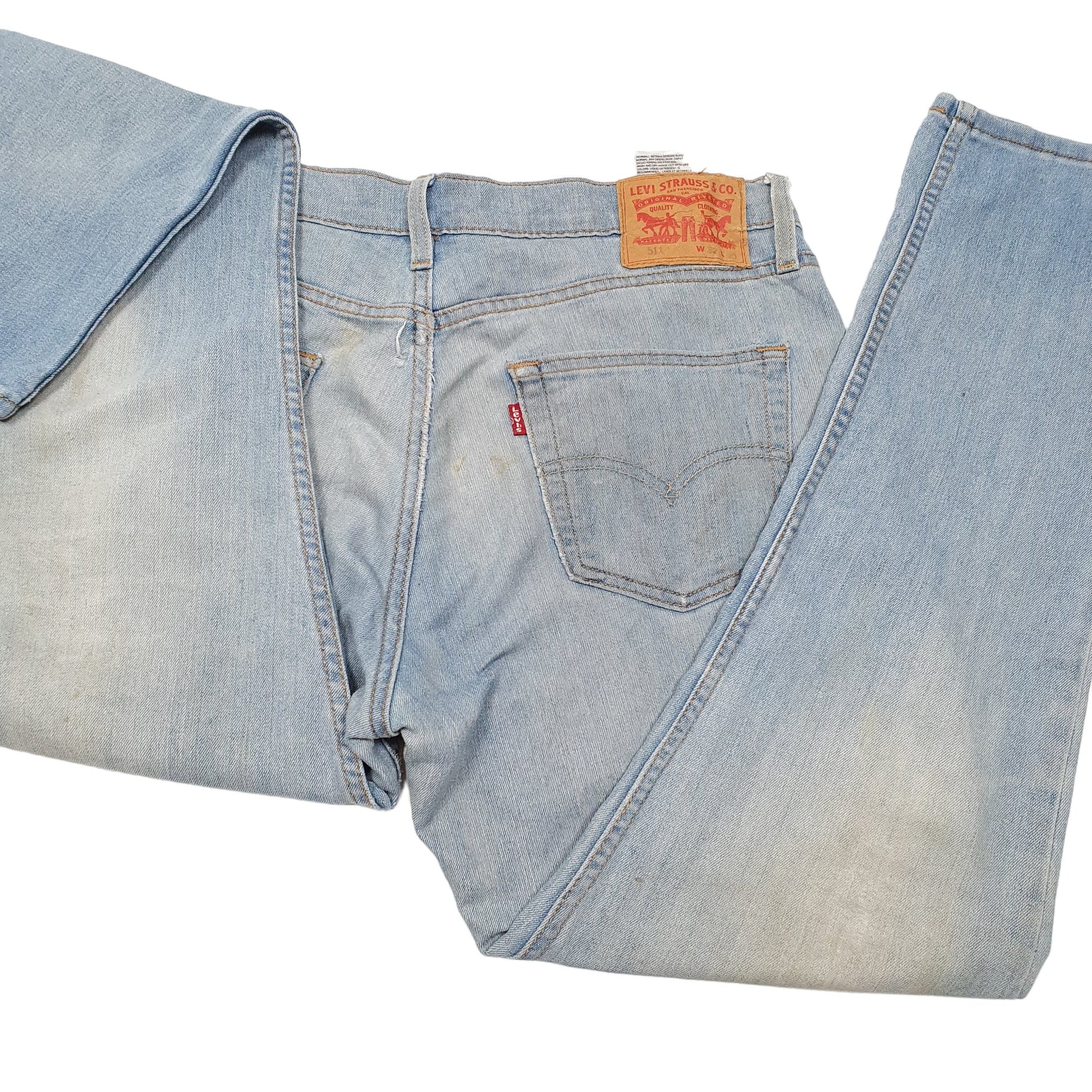 Mens Blue Levis  511 JeansW34 L30