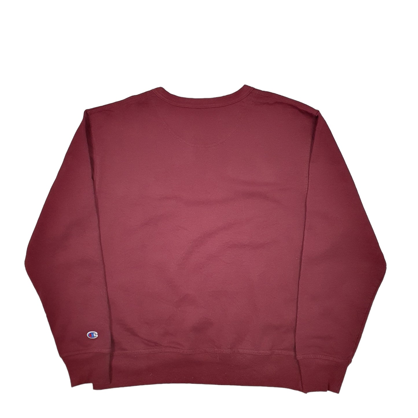 Mens Burgundy Champion  Crewneck Jumper