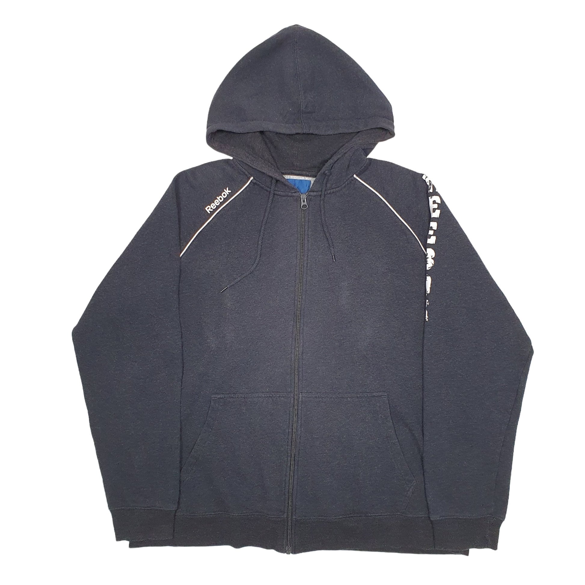 Mens Grey Reebok  Full Zip Jumper
