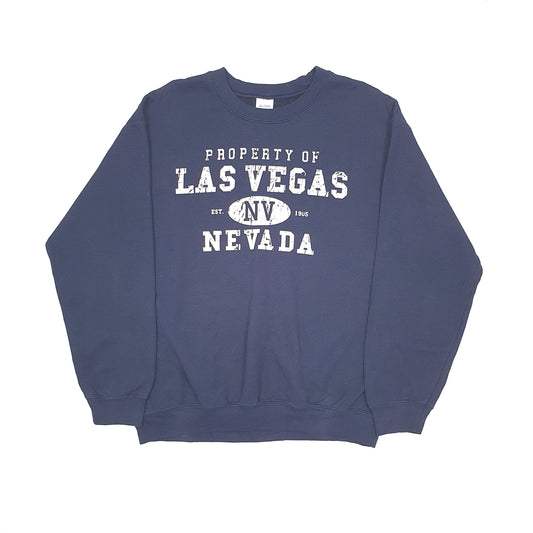 Gildan Las Vegas Crewneck M Navy