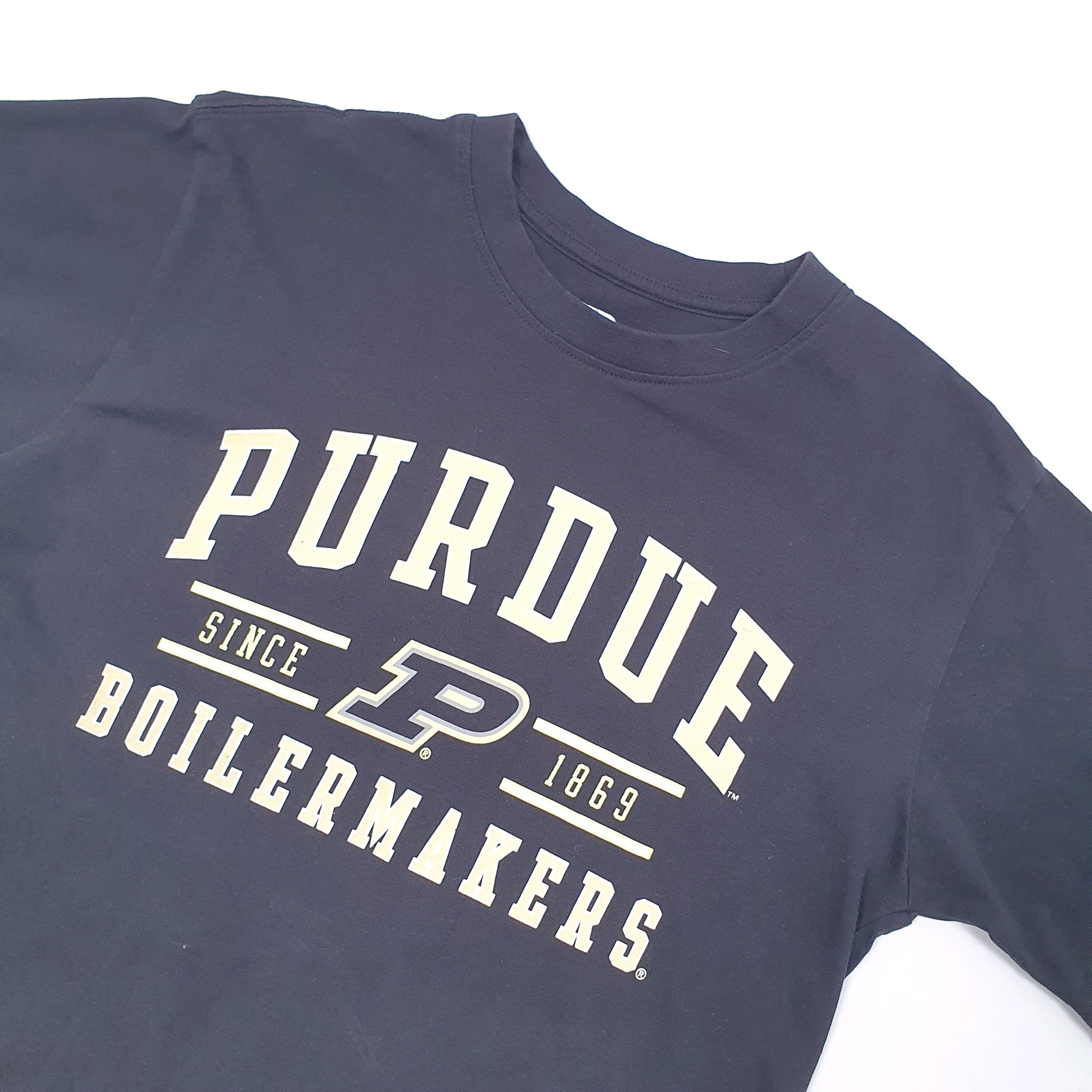 Proedge USA College Purdue Boilermakers Short Sleeve T Shirt Black