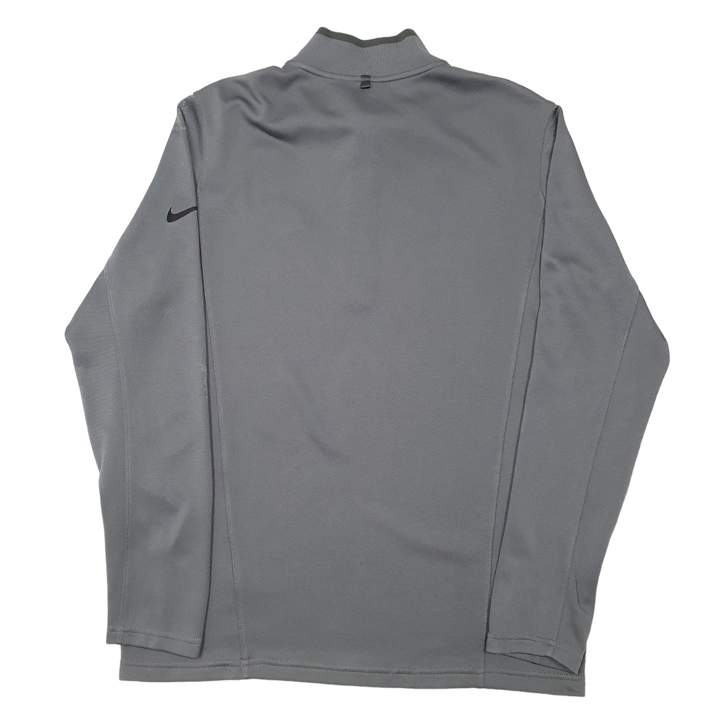 Mens Grey Nike Dri Fit University Of Iowa Golf Quarter Zip Jumper