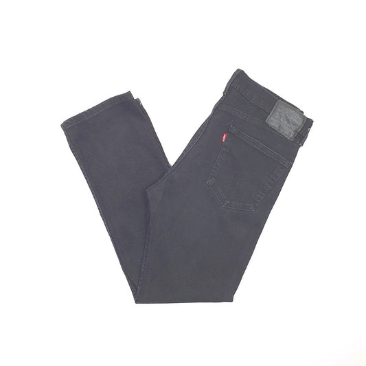 Levis 505 Regular Fit Jeans W32 L29 Black