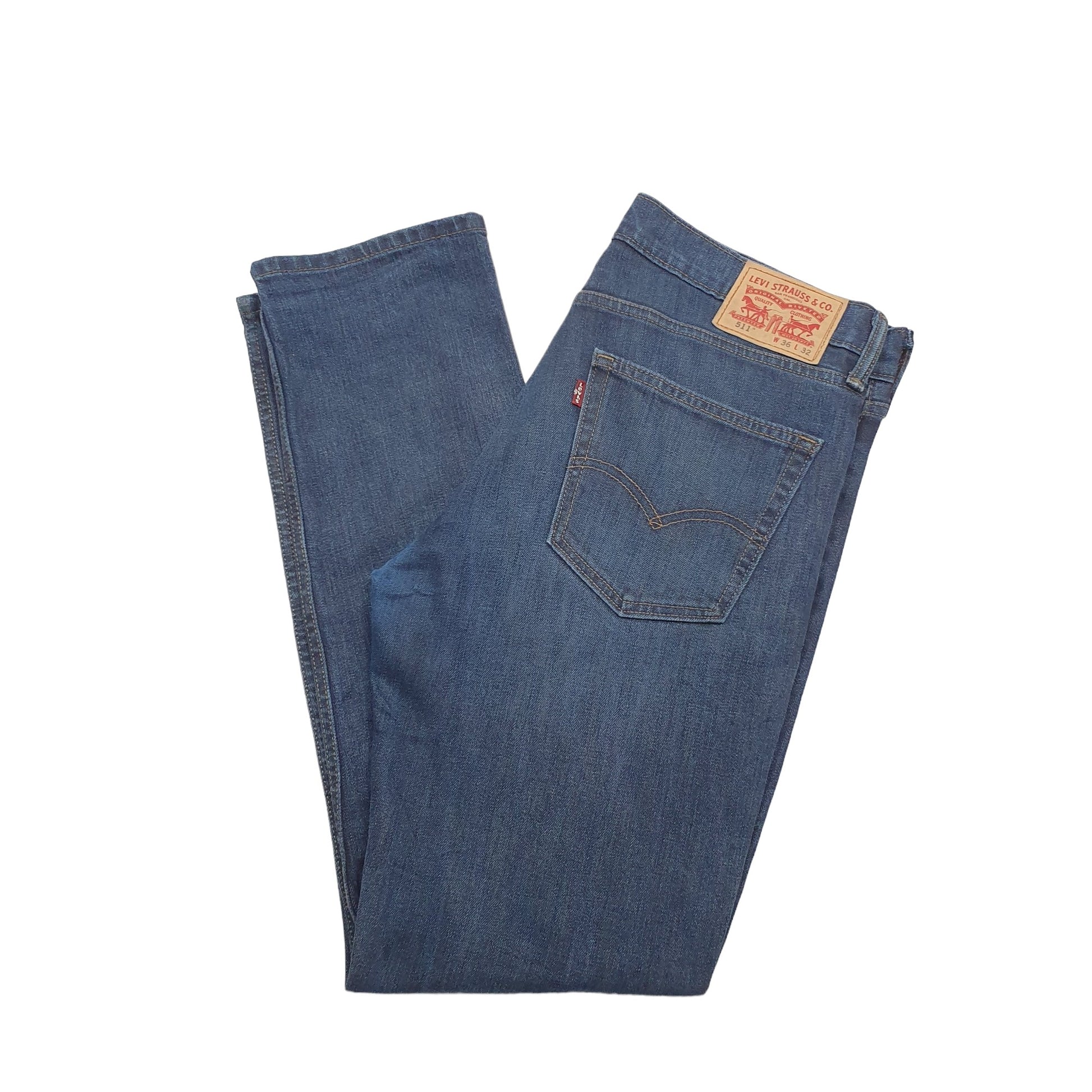 Levis 511 Slim Fit Jeans W36 L32 Blue