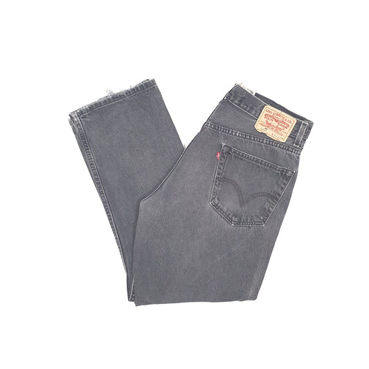Levis 505 Regular Fit Jeans W34 L29 Grey