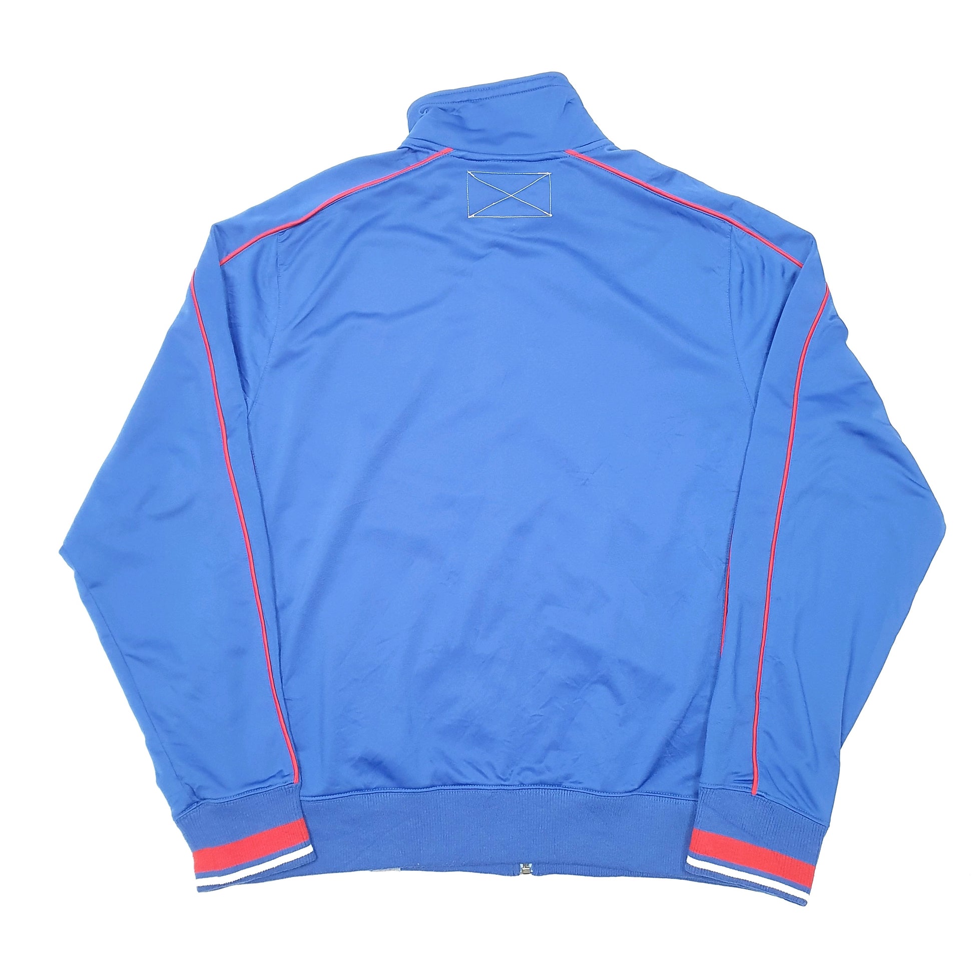 Mens Blue Nike Chicago Cubs Baseball MLB Active Full Zip Jumper