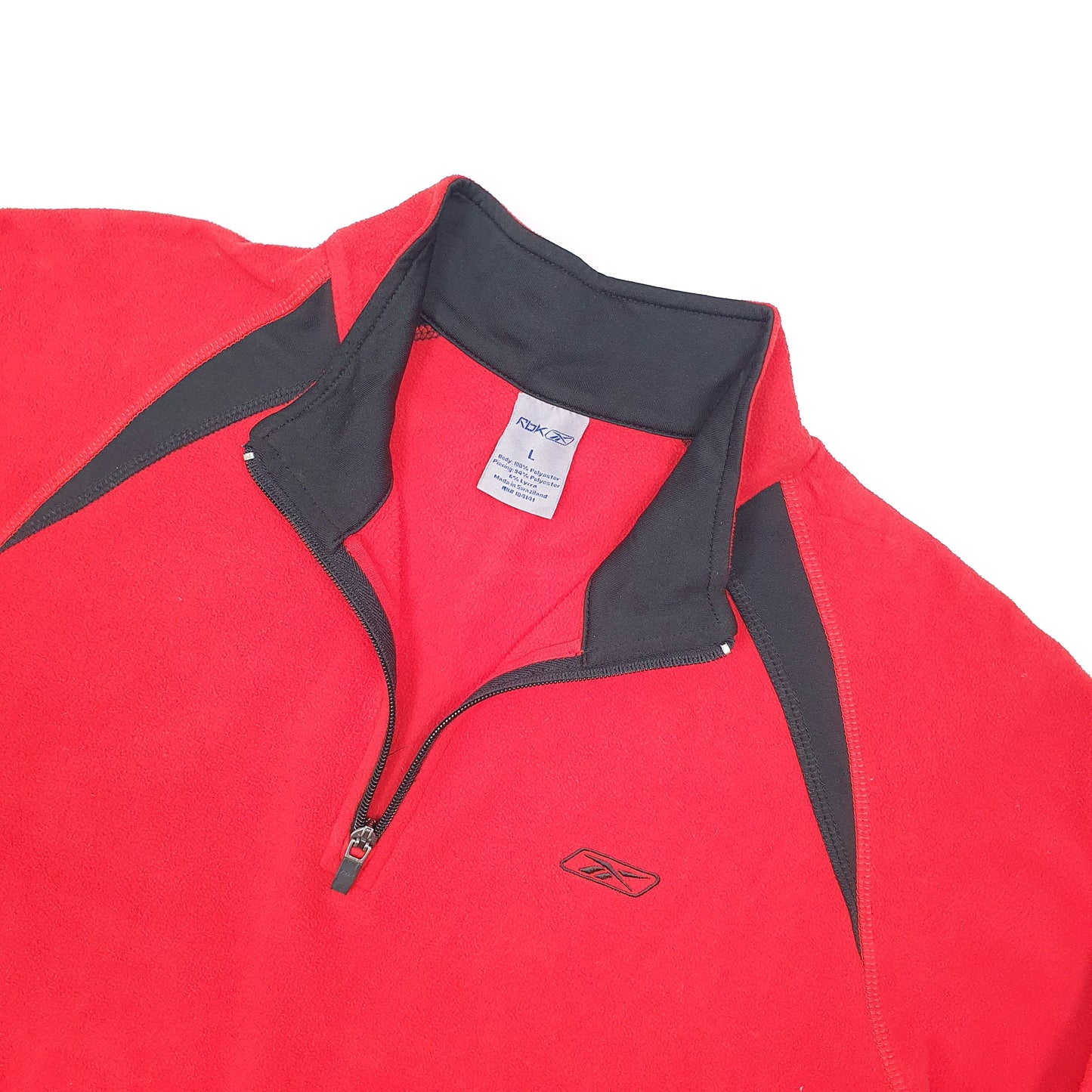 Reebok Quarter Zip Fleece L Red