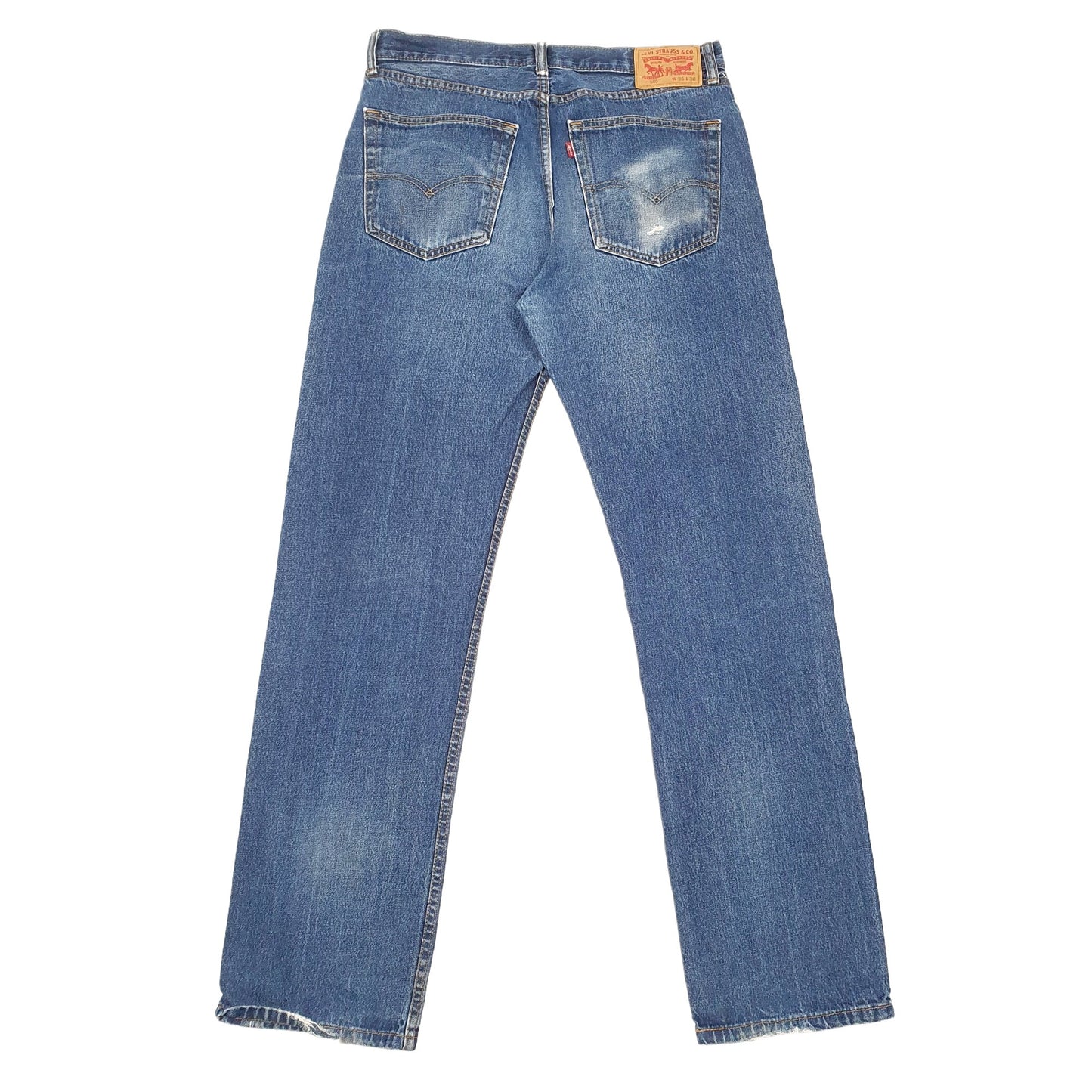 Levis 505 Regular Fit Jeans W36 L36 Blue