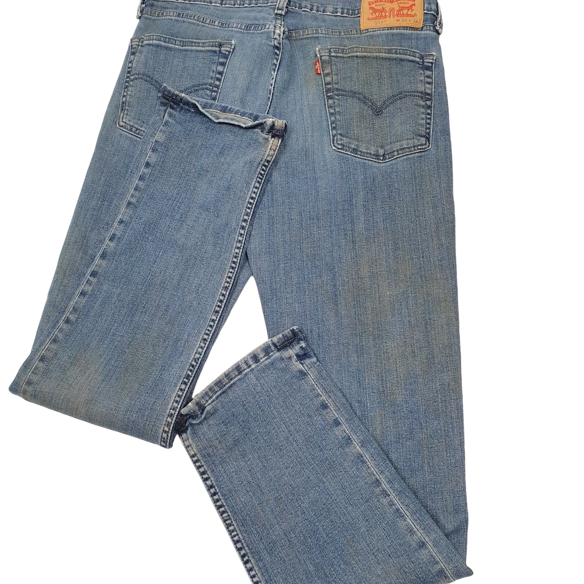 Mens Blue Levis Stretch 514 JeansW32 L32