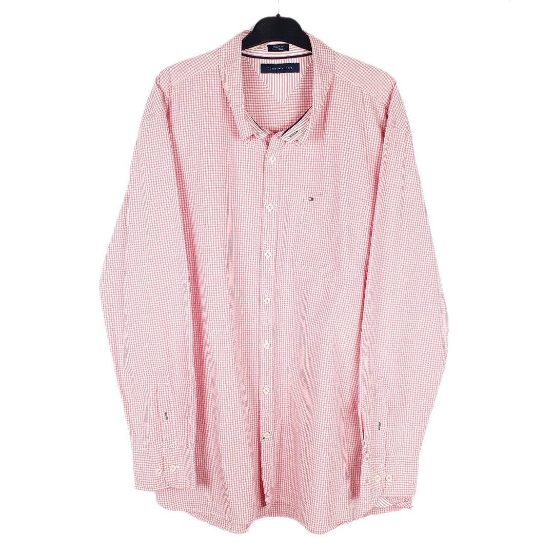 Pink Tommy Hilfiger Long Sleeve Shirt