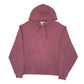 Mens Burgundy Nike Vintage 2000s Y2K Hoodie Jumper