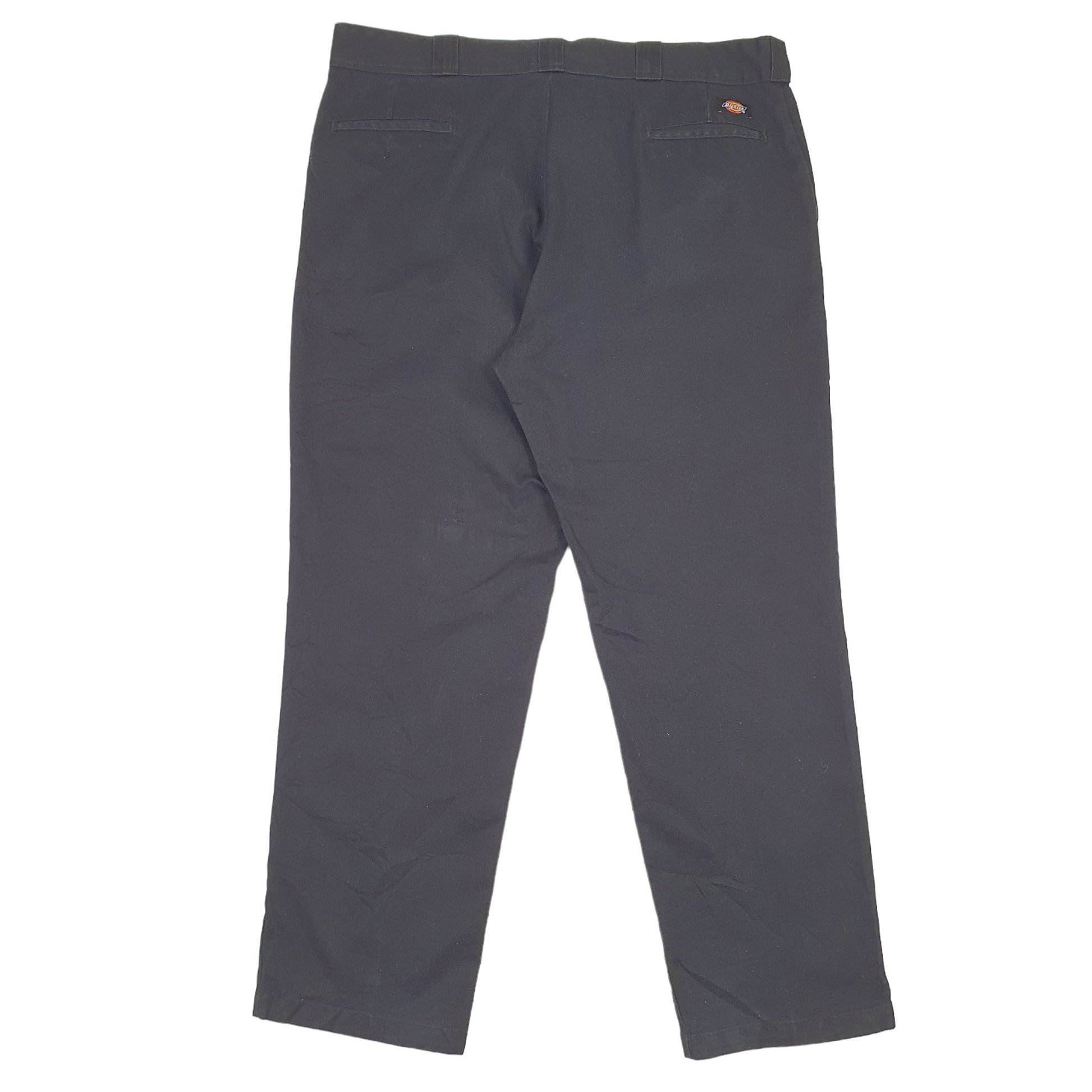 Mens Dickies 874 Work Pant Black Chino Trousers W40 L30 Black