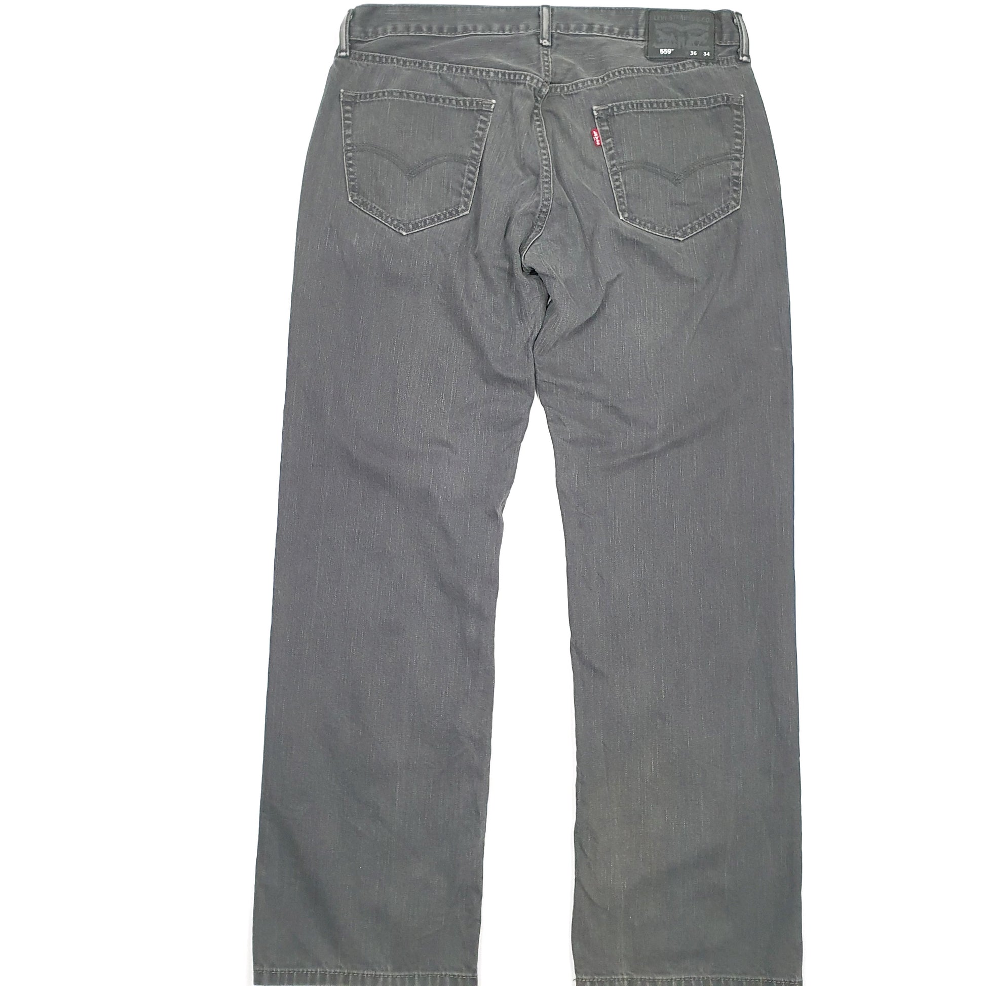 Levis 559 Relaxed Fit Jeans W36 L32 Grey