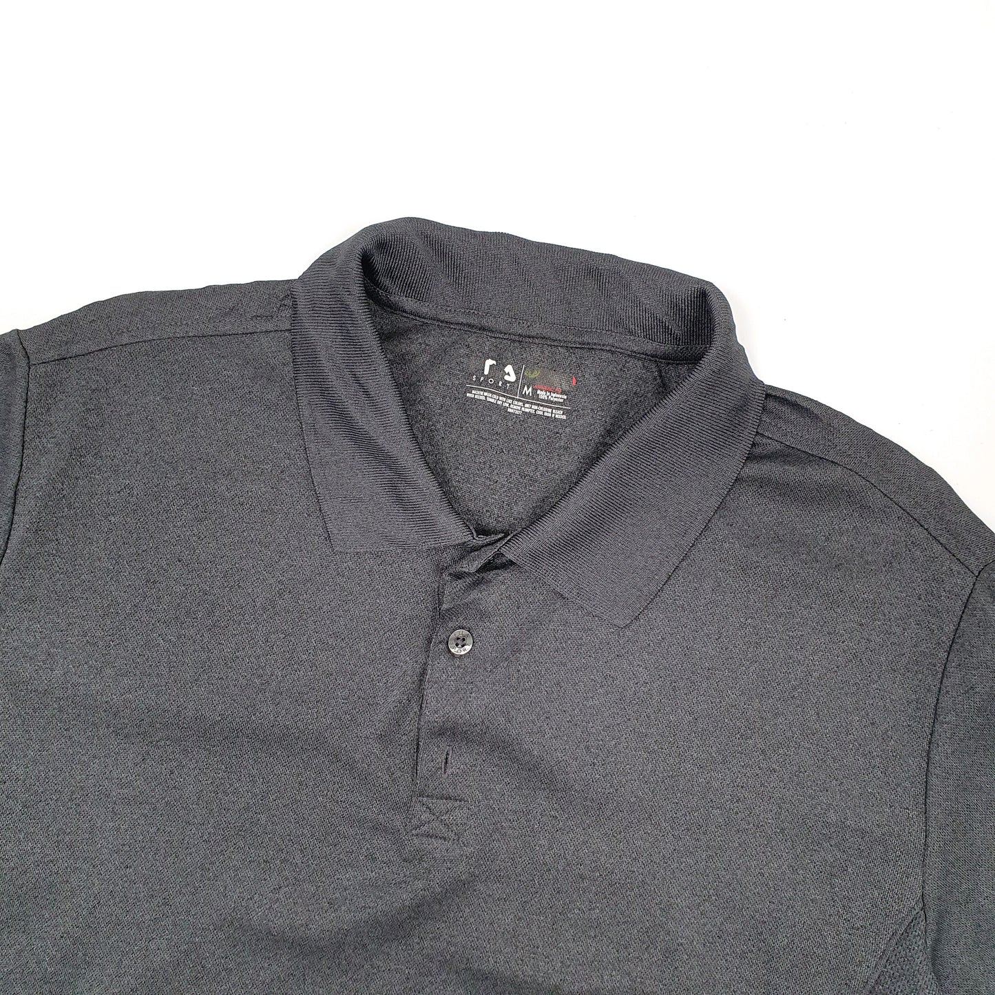 Fila Sport Golf Short Sleeve Polyester Polo Shirt Grey